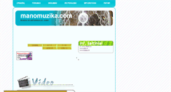 Desktop Screenshot of manomuzika.com