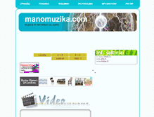 Tablet Screenshot of manomuzika.com